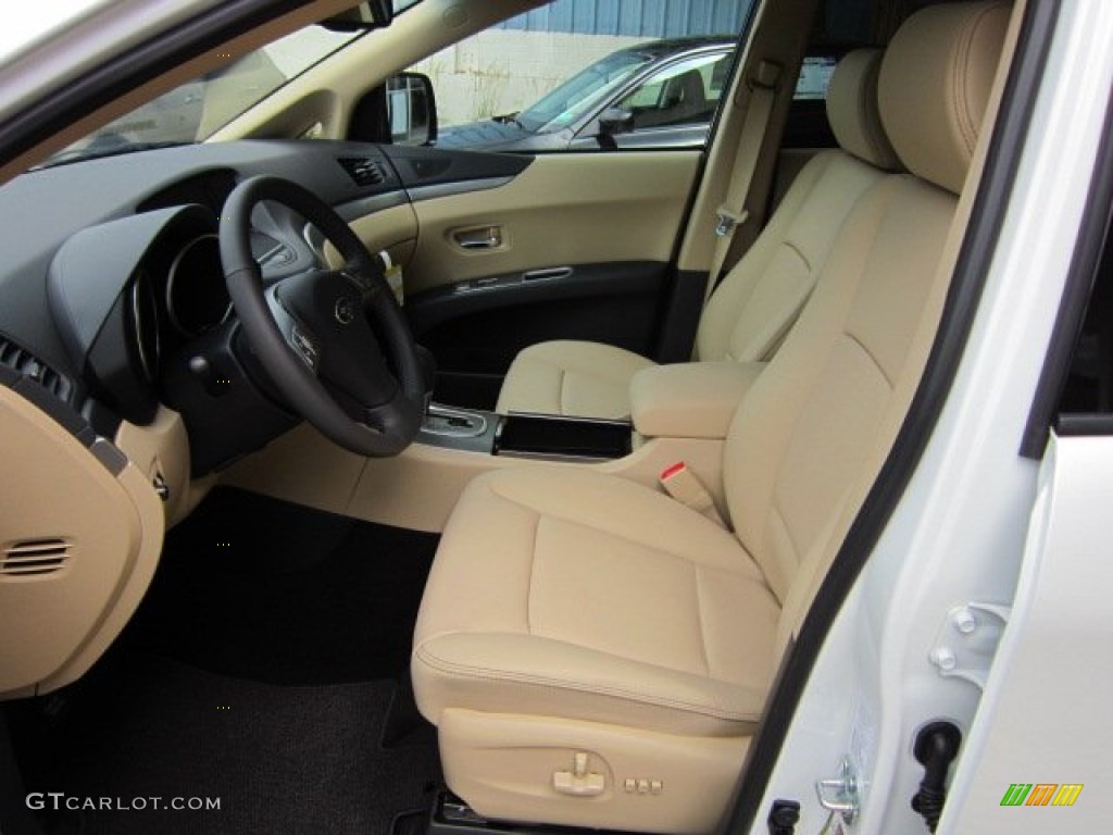 Desert Beige Interior 2011 Subaru Tribeca 3.6R Limited Photo #53371871
