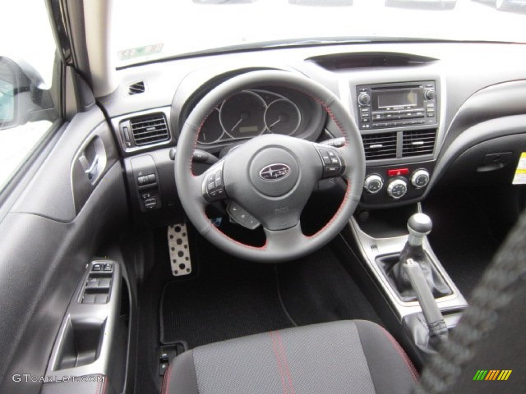 2011 Subaru Impreza WRX Sedan Carbon Black Dashboard Photo #53372126