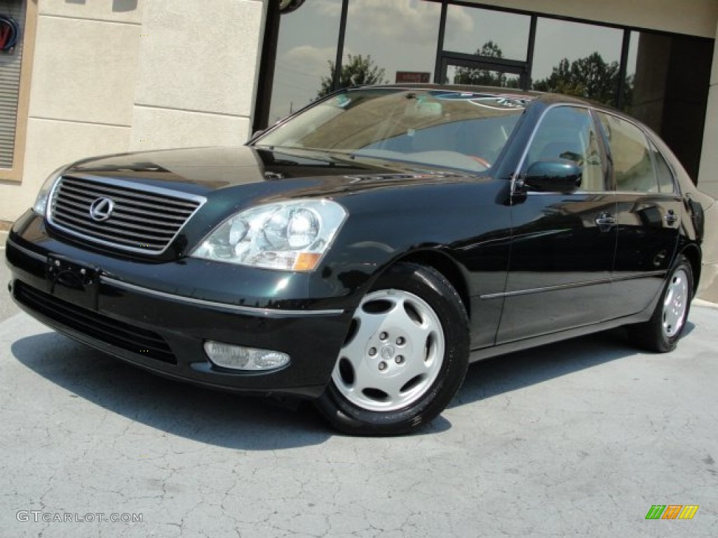 2001 LS 430 - Midnight Pine Green Pearl / Ivory photo #1