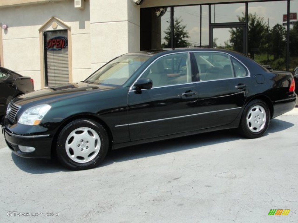 Midnight Pine Green Pearl 2001 Lexus LS 430 Exterior Photo #53373164