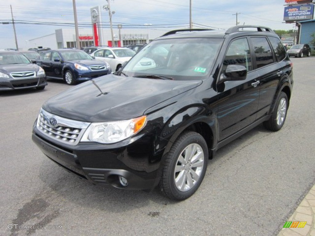 Obsidian Black Pearl 2011 Subaru Forester 2.5 X Limited Exterior Photo #53373176