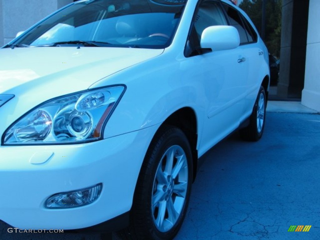 2009 RX 350 - Crystal White Mica / Light Gray photo #6