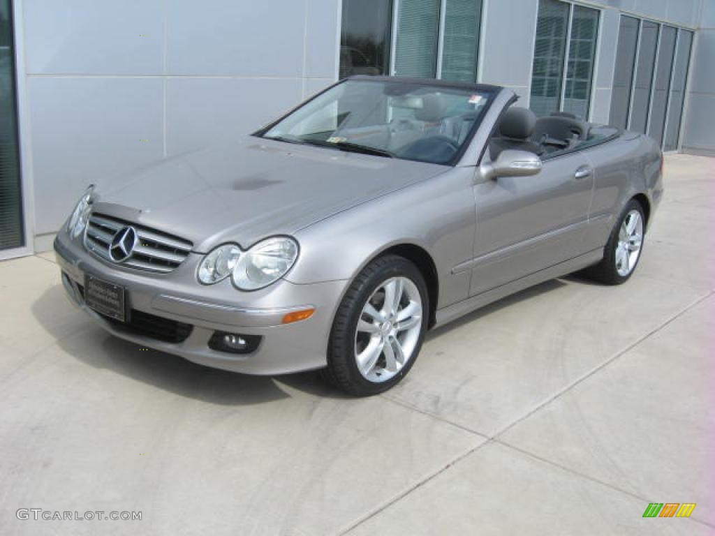 2006 CLK 350 Cabriolet - Pewter Metallic / Charcoal photo #1