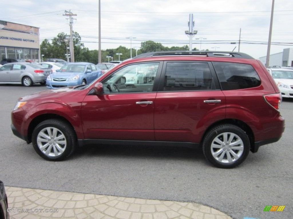 Camelia Red Metallic 2011 Subaru Forester 2.5 X Premium Exterior Photo #53374700