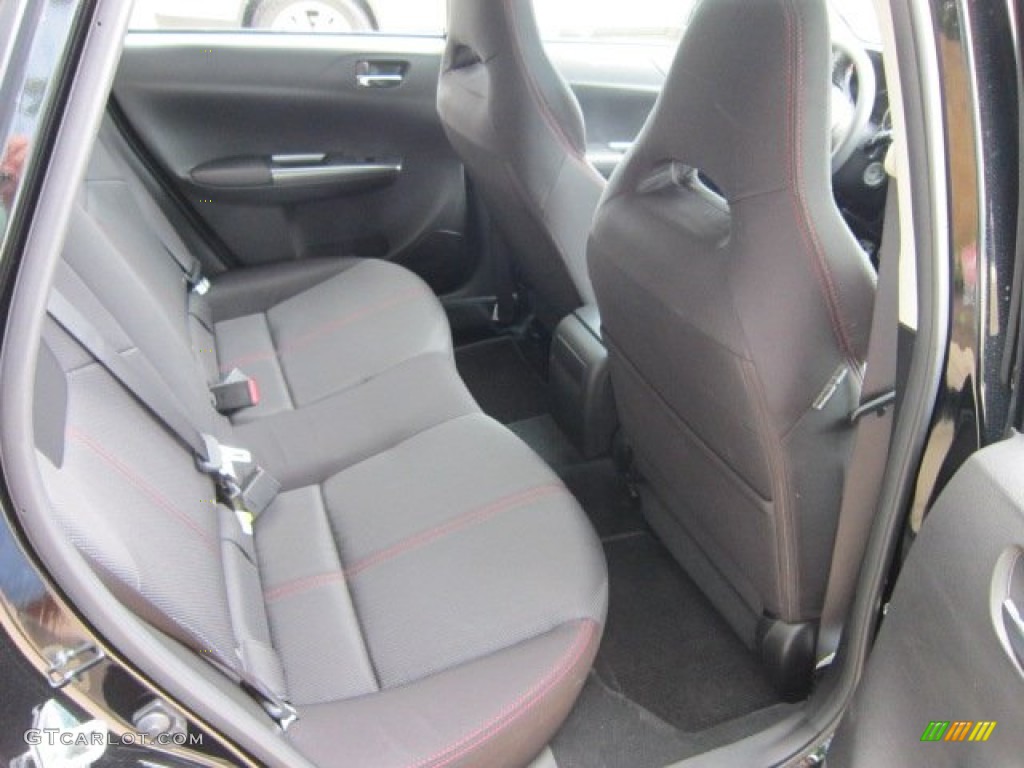 Carbon Black Interior 2011 Subaru Impreza WRX Wagon Photo #53375090
