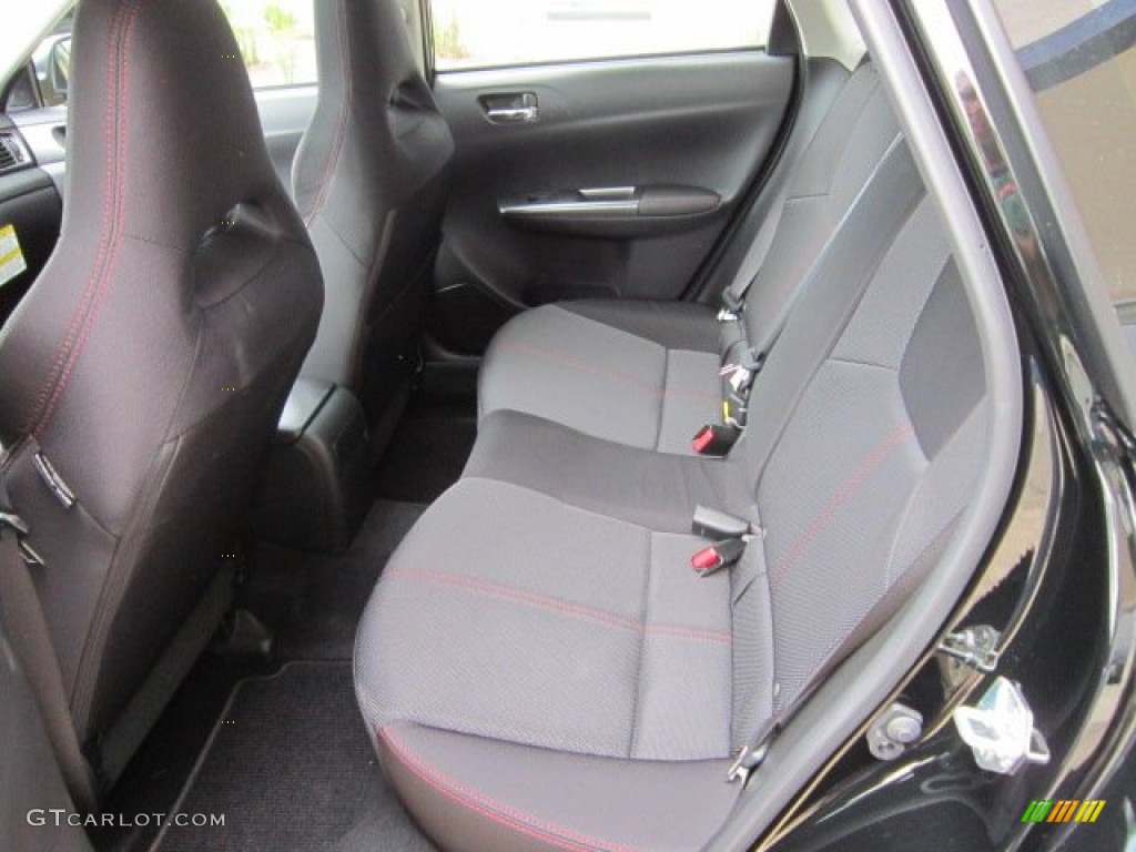Carbon Black Interior 2011 Subaru Impreza WRX Wagon Photo #53375120