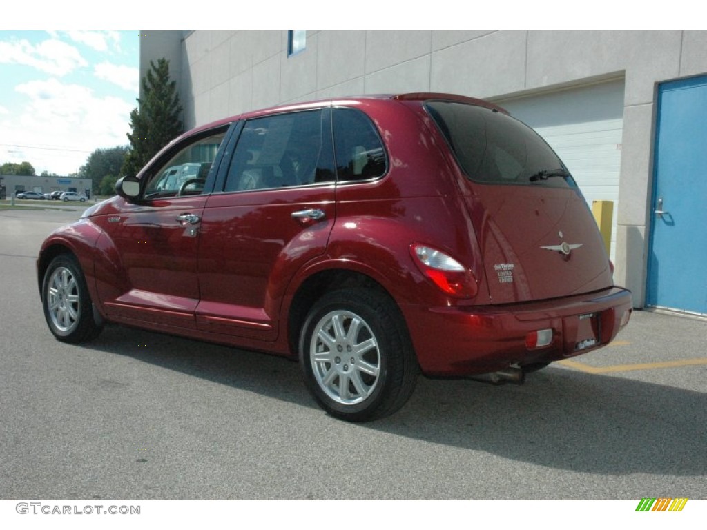 2006 PT Cruiser Limited - Inferno Red Crystal Pearl / Pastel Pebble Beige photo #4