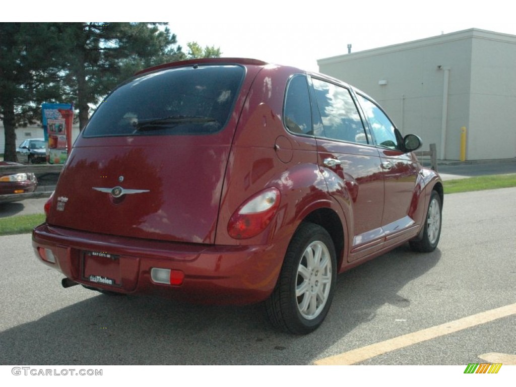 2006 PT Cruiser Limited - Inferno Red Crystal Pearl / Pastel Pebble Beige photo #6