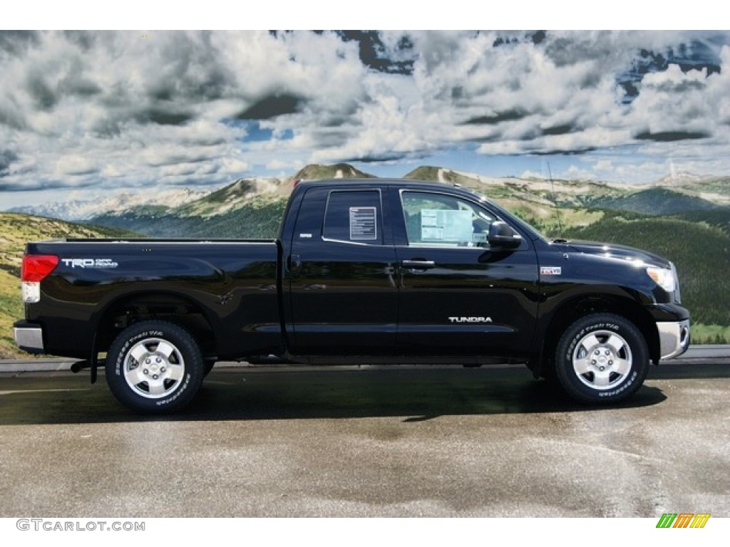 2011 Tundra TRD Double Cab 4x4 - Black / Sand Beige photo #2