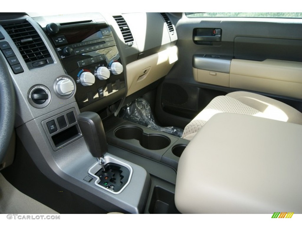 2011 Tundra TRD Double Cab 4x4 - Black / Sand Beige photo #6