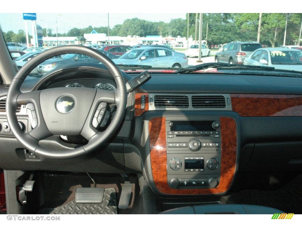 2011 Chevrolet Silverado 2500HD LTZ Extended Cab 4x4 Ebony Dashboard Photo #53375819