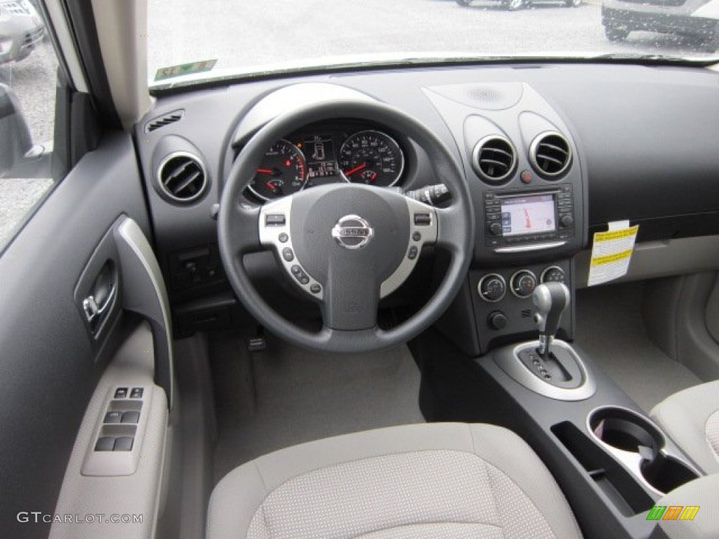 2011 Rogue SV AWD - Pearl White / Gray photo #13