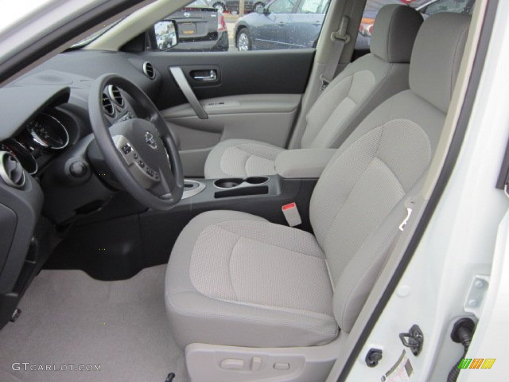 2011 Rogue SV AWD - Pearl White / Gray photo #14