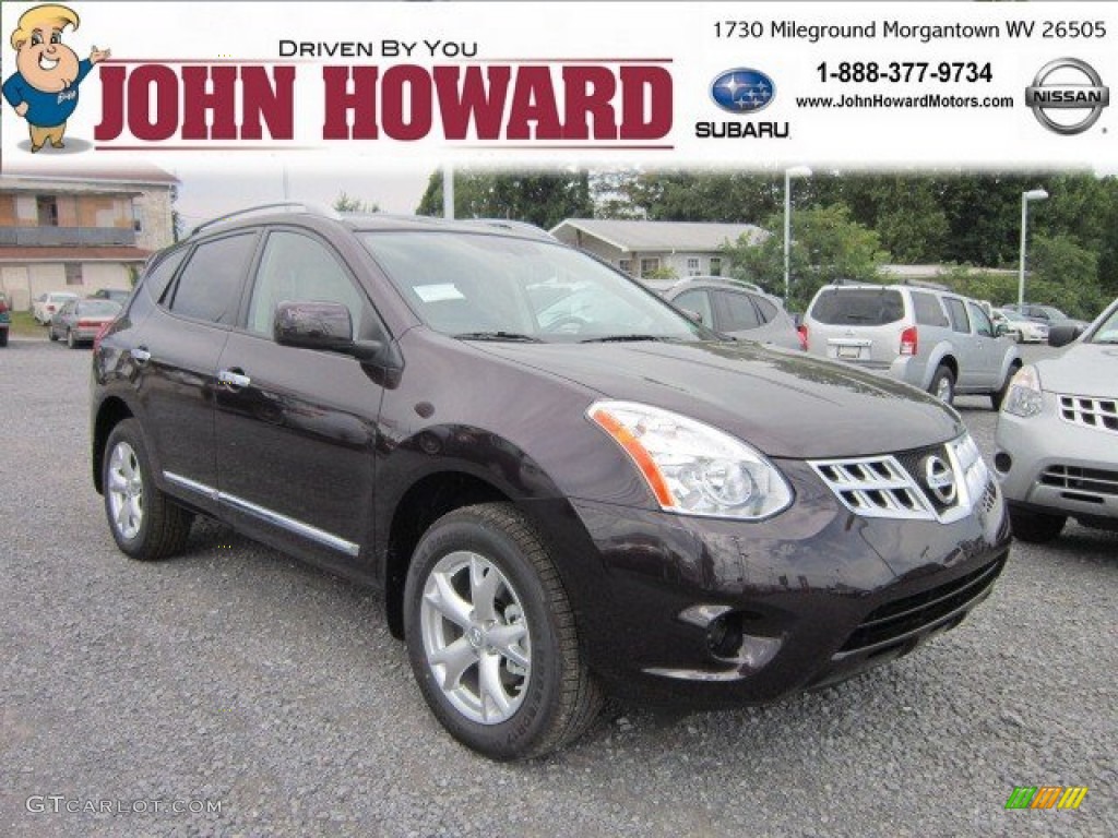 2011 Rogue SV AWD - Black Amethyst / Gray photo #1