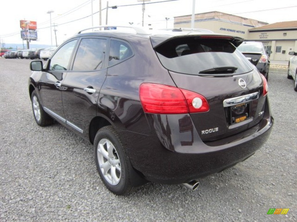 2011 Rogue SV AWD - Black Amethyst / Gray photo #4