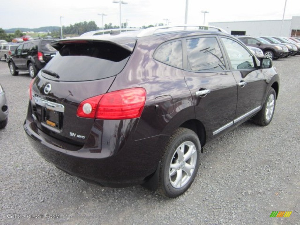 2011 Rogue SV AWD - Black Amethyst / Gray photo #6