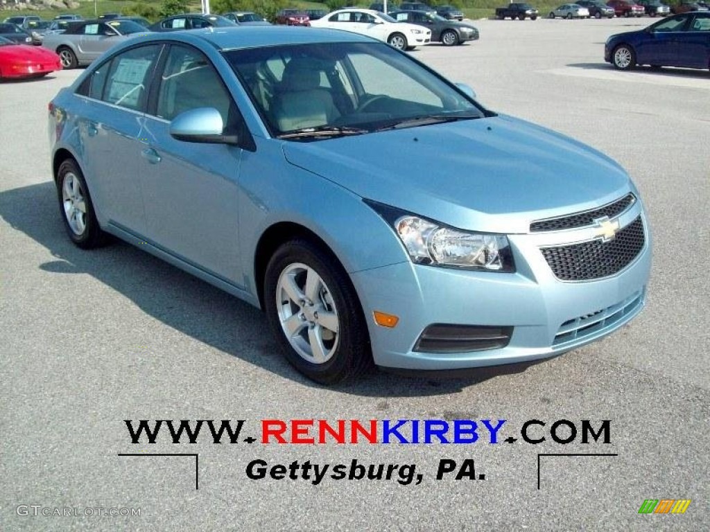 2012 Cruze LT - Ice Blue Metallic / Medium Titanium photo #1