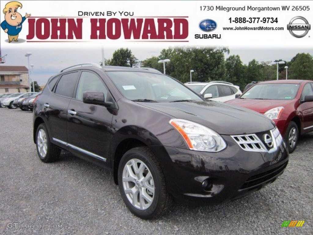 2011 Rogue SL AWD - Black Amethyst / Gray photo #1