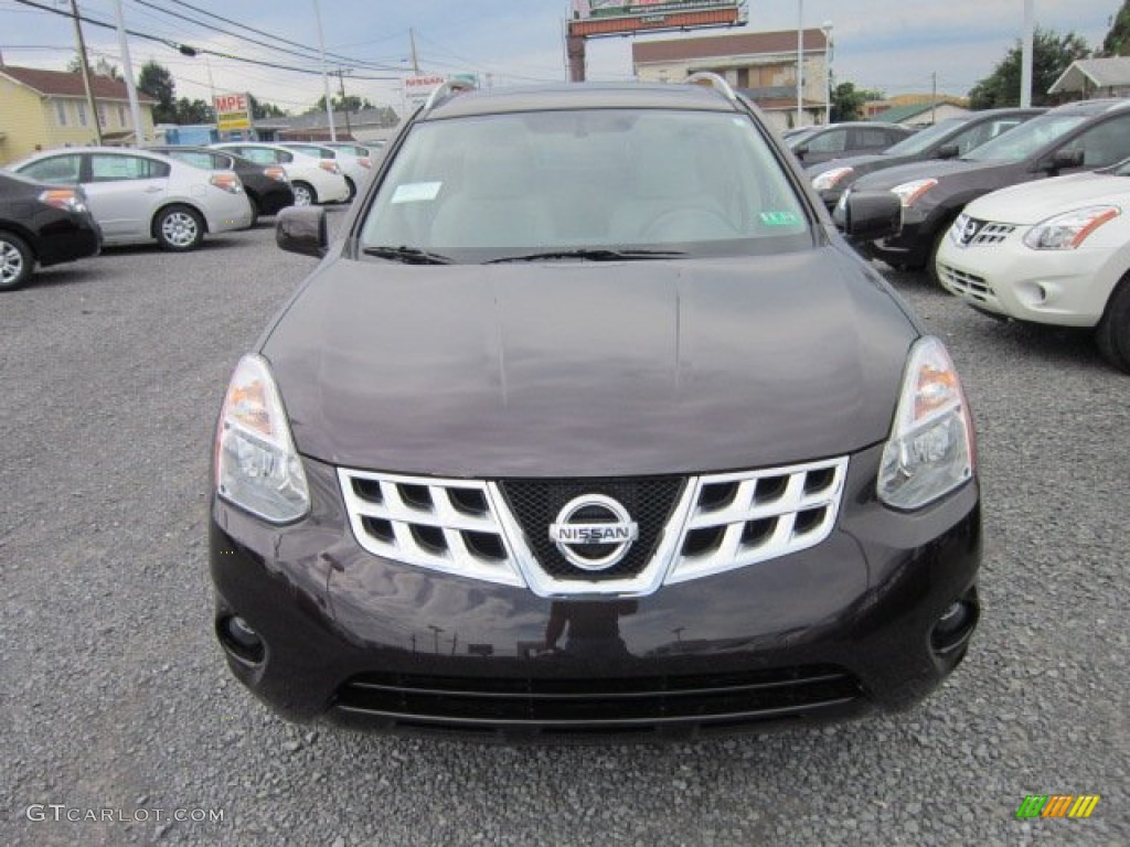 2011 Rogue SL AWD - Black Amethyst / Gray photo #2