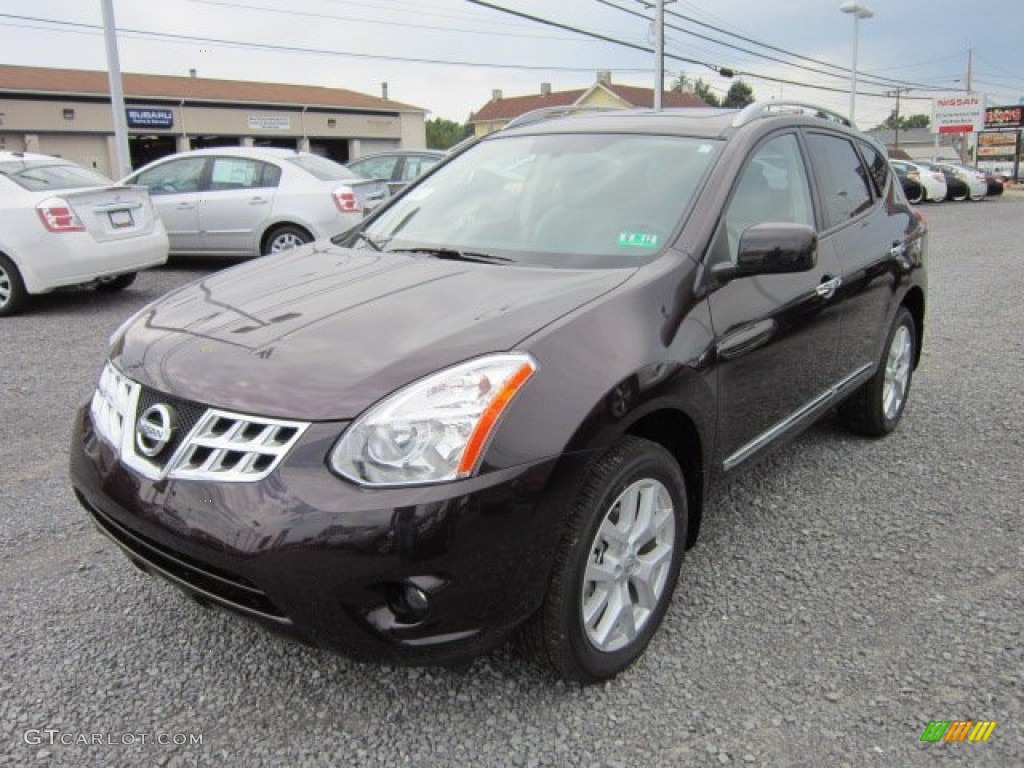 2011 Rogue SL AWD - Black Amethyst / Gray photo #3