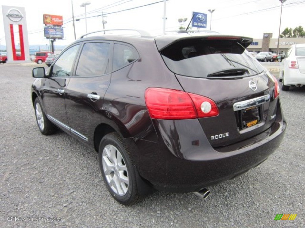 2011 Rogue SL AWD - Black Amethyst / Gray photo #4