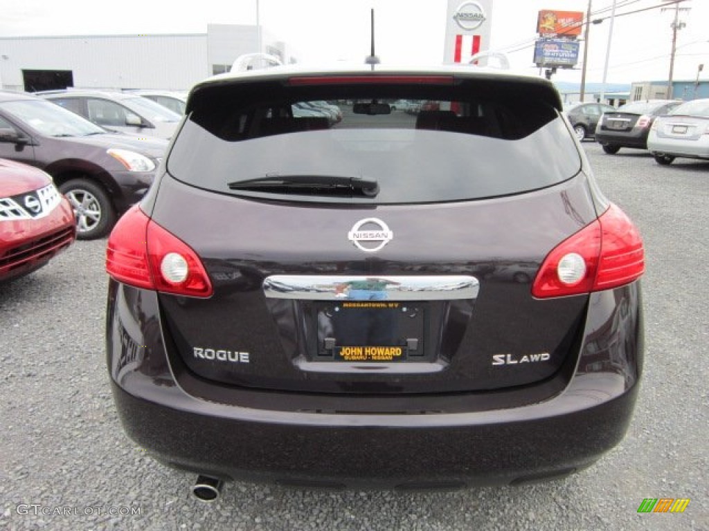2011 Rogue SL AWD - Black Amethyst / Gray photo #5