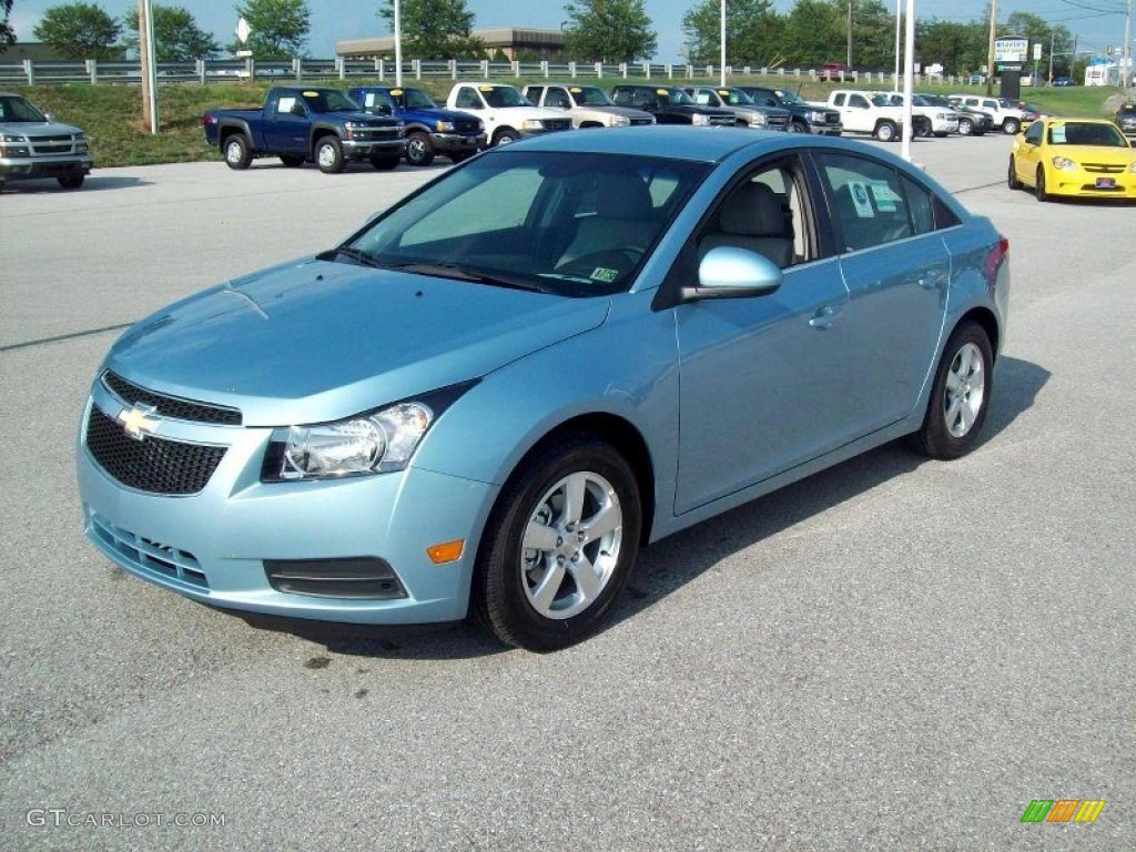 Ice Blue Metallic 2012 Chevrolet Cruze LT Exterior Photo #53376407