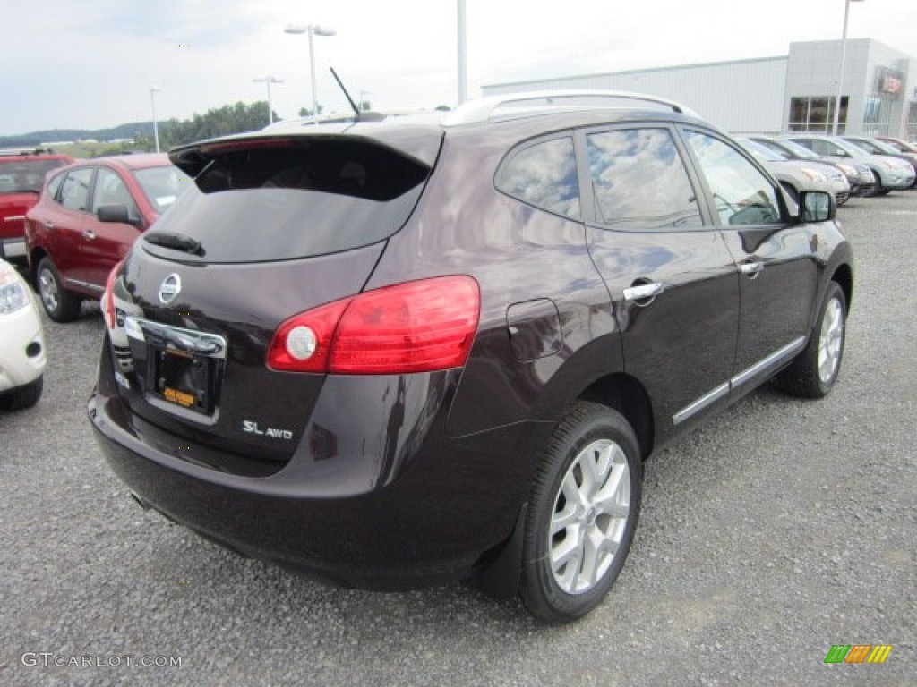 2011 Rogue SL AWD - Black Amethyst / Gray photo #6