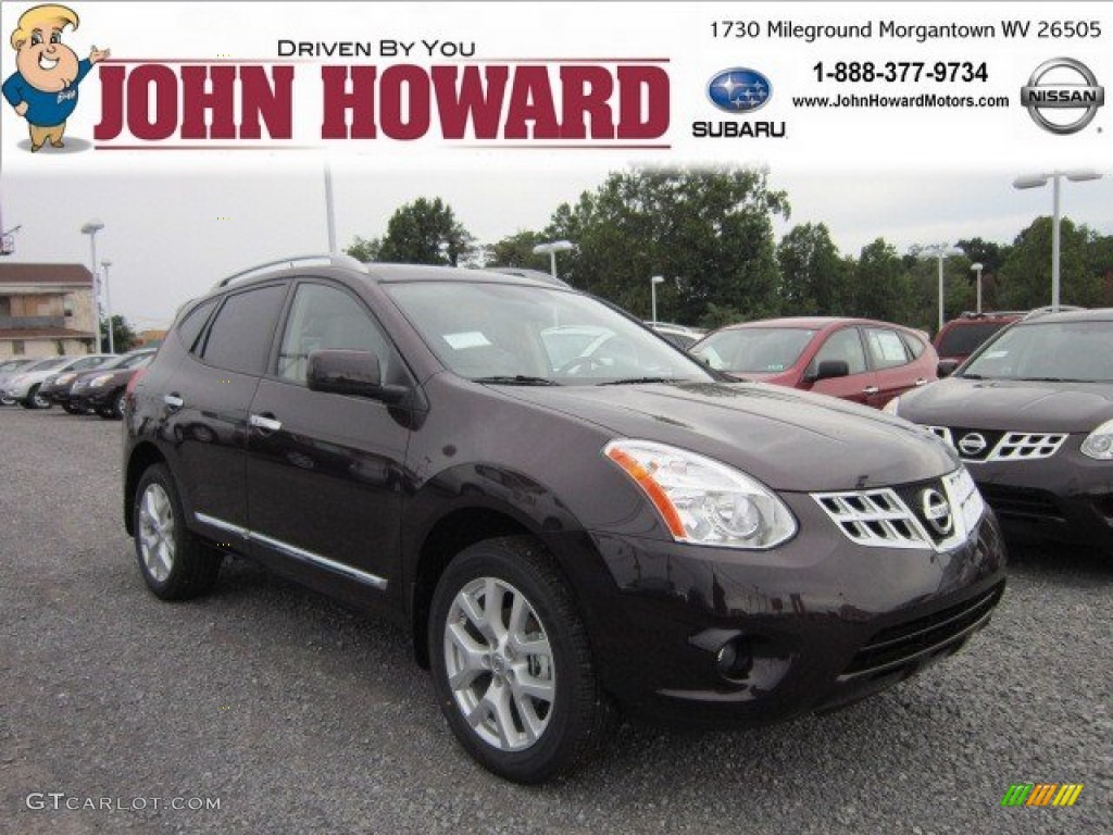 2011 Rogue SL AWD - Black Amethyst / Gray photo #1