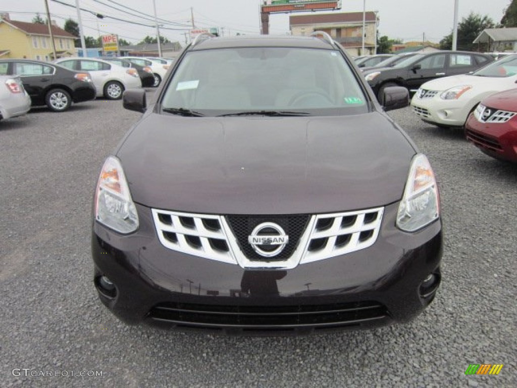 2011 Rogue SL AWD - Black Amethyst / Gray photo #2
