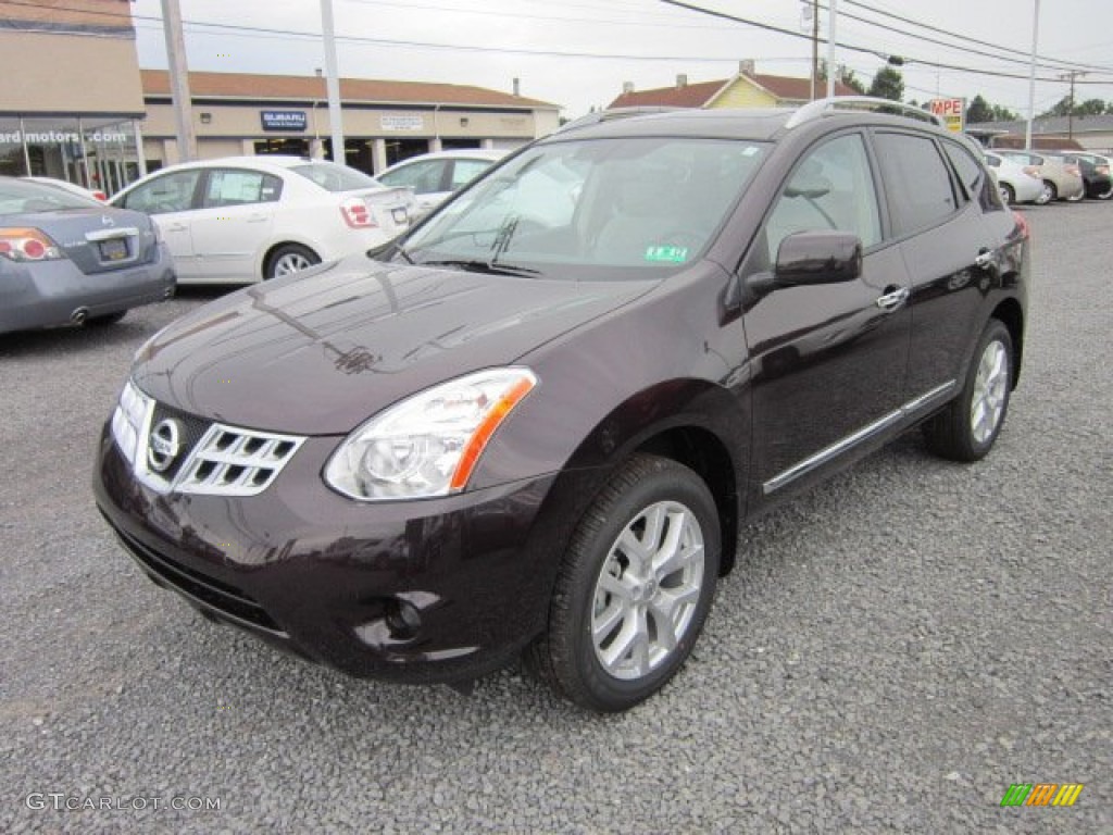2011 Rogue SL AWD - Black Amethyst / Gray photo #3