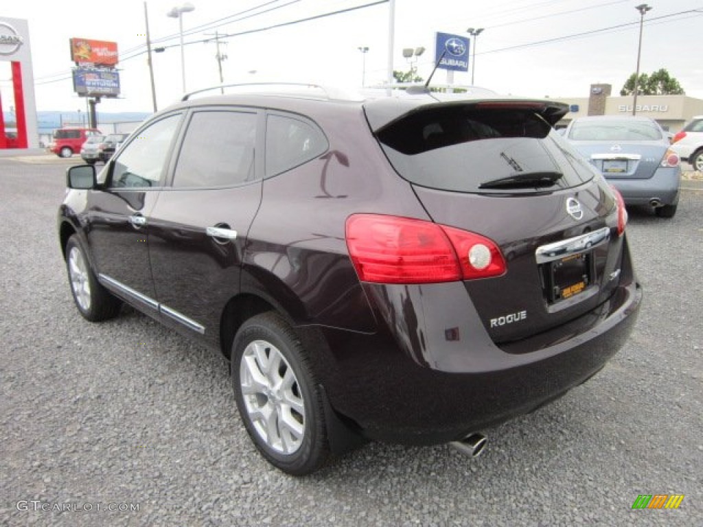 2011 Rogue SL AWD - Black Amethyst / Gray photo #4