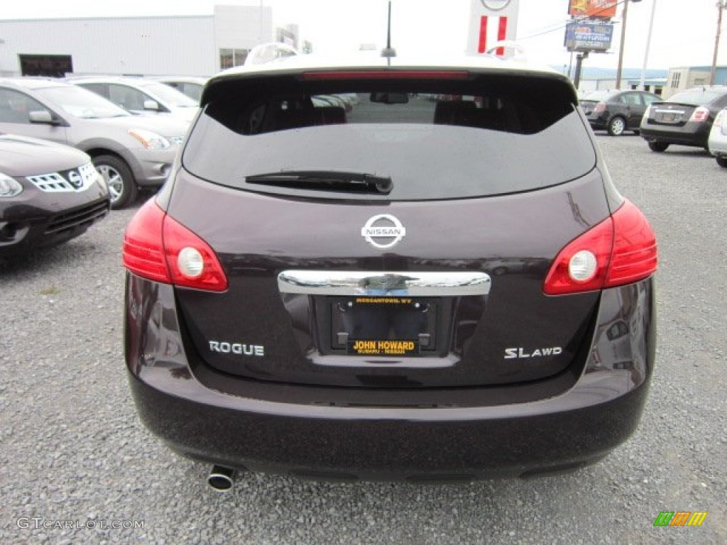 2011 Rogue SL AWD - Black Amethyst / Gray photo #5