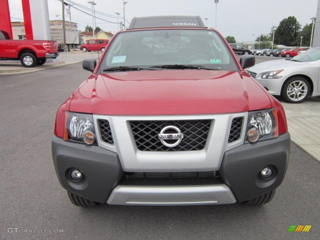 2011 Xterra S 4x4 - Red Brick / Gray photo #2