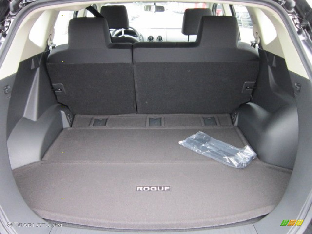 2011 Rogue S AWD - Wicked Black / Black photo #12