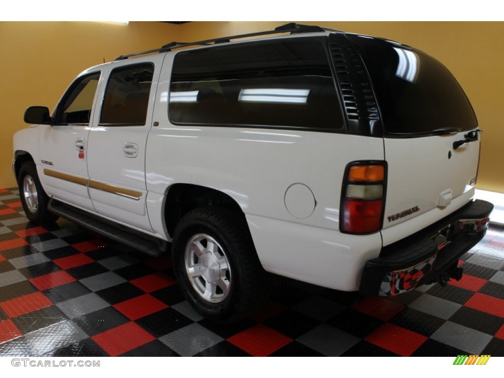 2004 Yukon XL 1500 SLT 4x4 - Summit White / Pewter/Dark Pewter photo #4