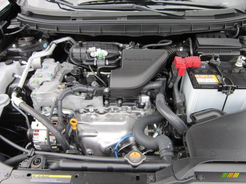 2011 Rogue S AWD - Wicked Black / Black photo #18