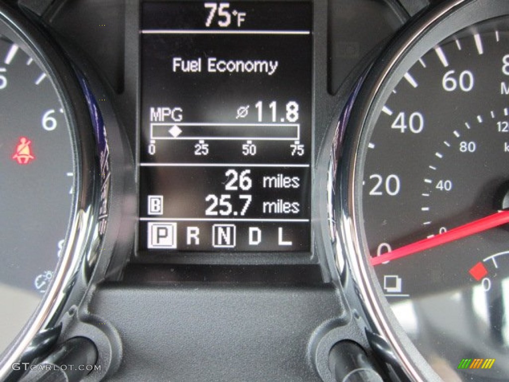 2011 Rogue S AWD - Wicked Black / Black photo #20
