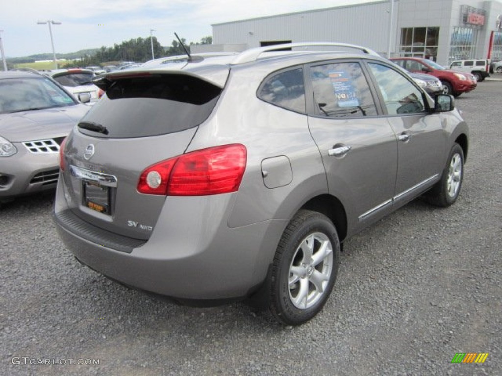 2011 Rogue SV AWD - Platinum Graphite / Black photo #6