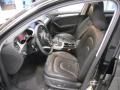 Black 2009 Audi A4 2.0T quattro Sedan Interior Color