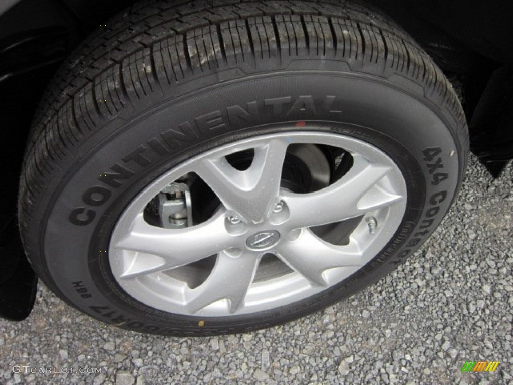 2011 Rogue SV AWD - Platinum Graphite / Black photo #7
