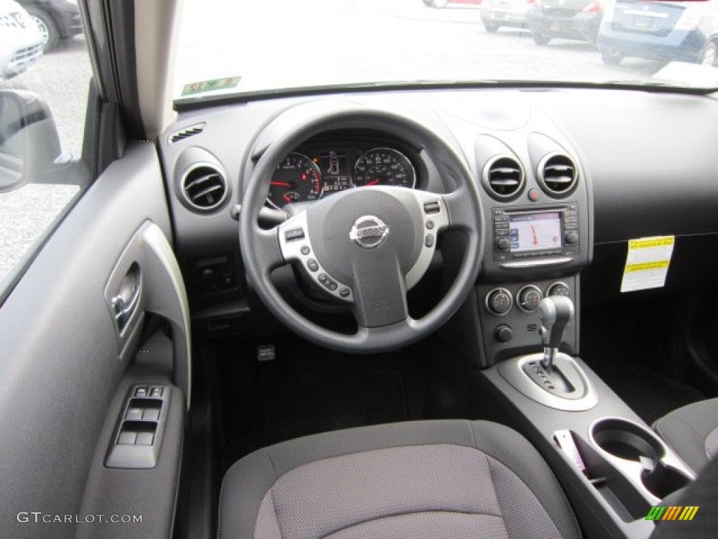 2011 Rogue SV AWD - Platinum Graphite / Black photo #13