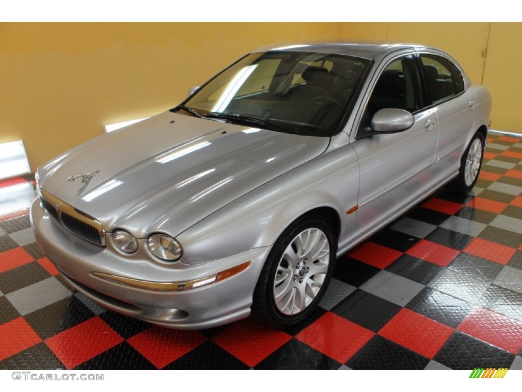 2003 X-Type 2.5 - Platinum Silver Metallic / Charcoal photo #2