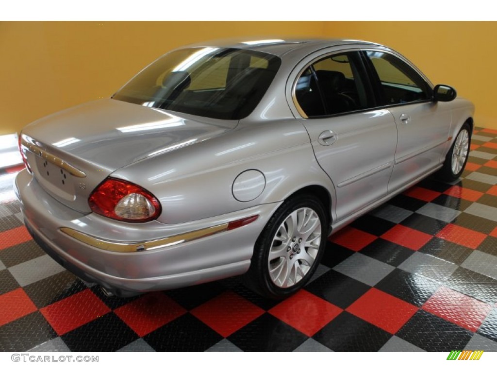 2003 X-Type 2.5 - Platinum Silver Metallic / Charcoal photo #4