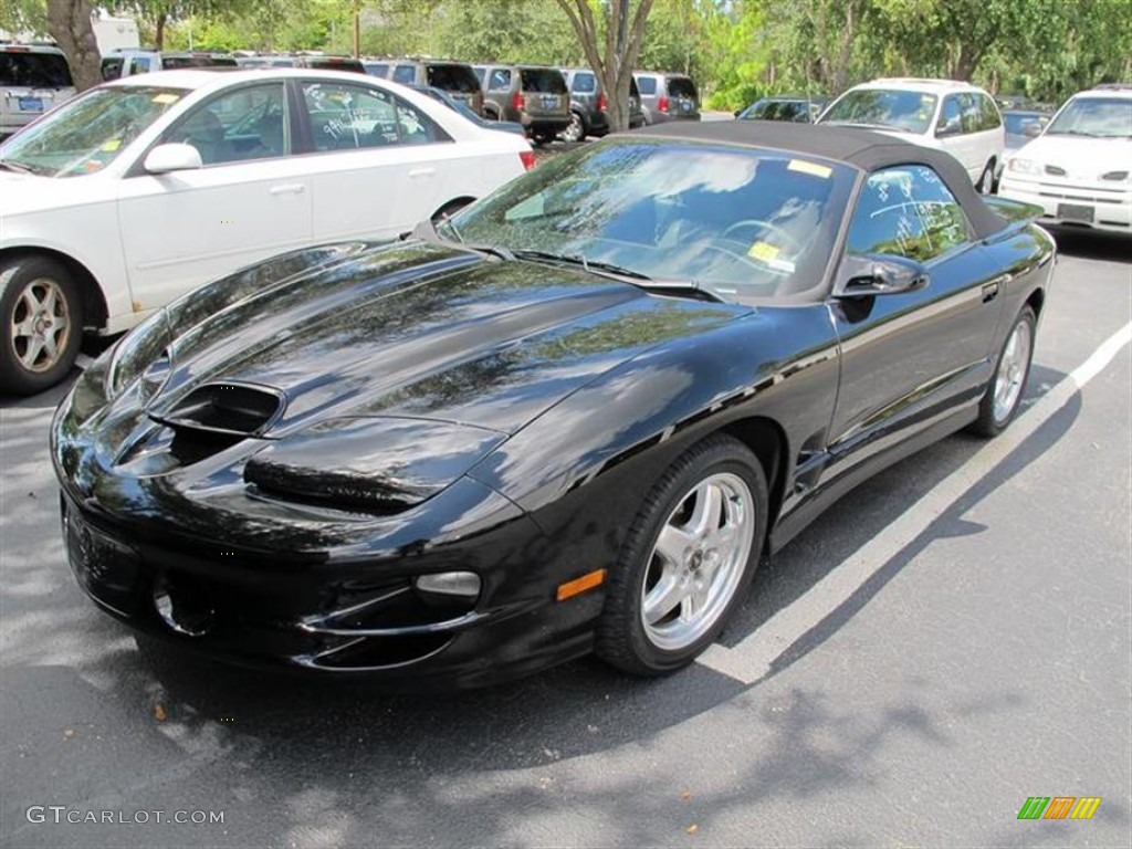Black 2002 Pontiac Firebird Trans Am Convertible Exterior Photo #53381612