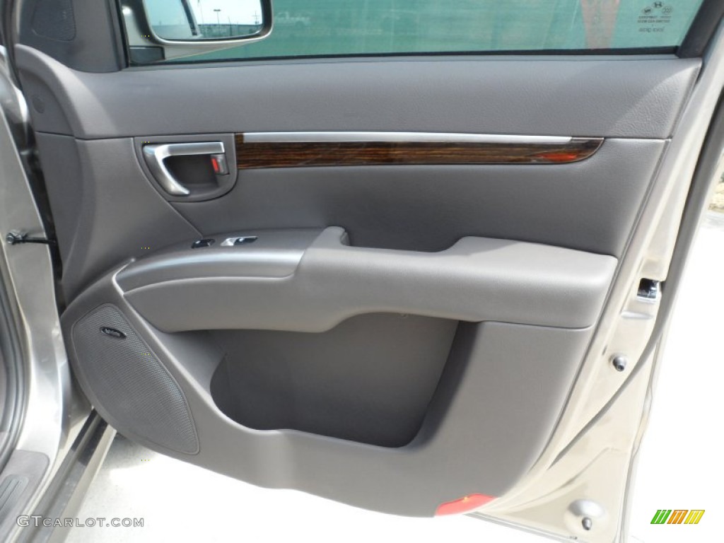 2012 Hyundai Santa Fe Limited V6 Beige Door Panel Photo #53381858