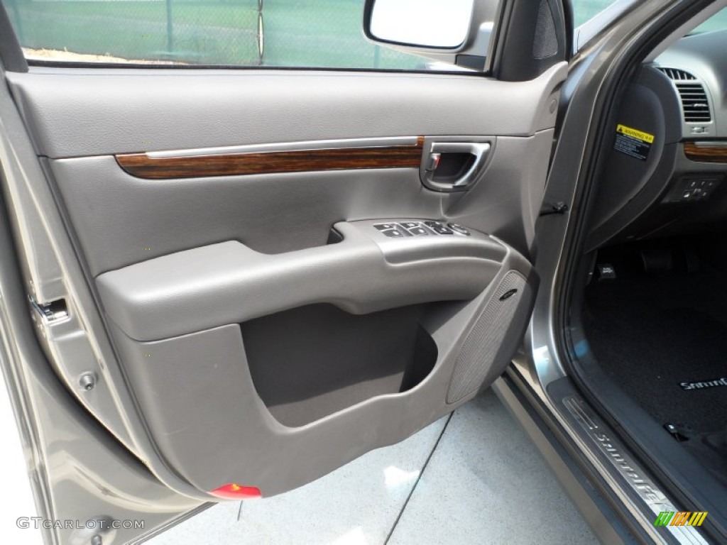 2012 Hyundai Santa Fe Limited V6 Beige Door Panel Photo #53381993