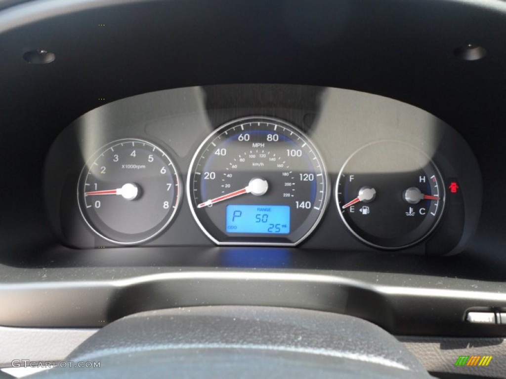 2012 Hyundai Santa Fe Limited V6 Gauges Photo #53382173