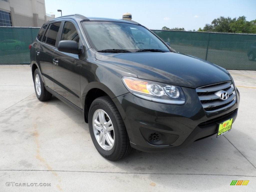 2012 Santa Fe GLS - Black Forest Green / Beige photo #1