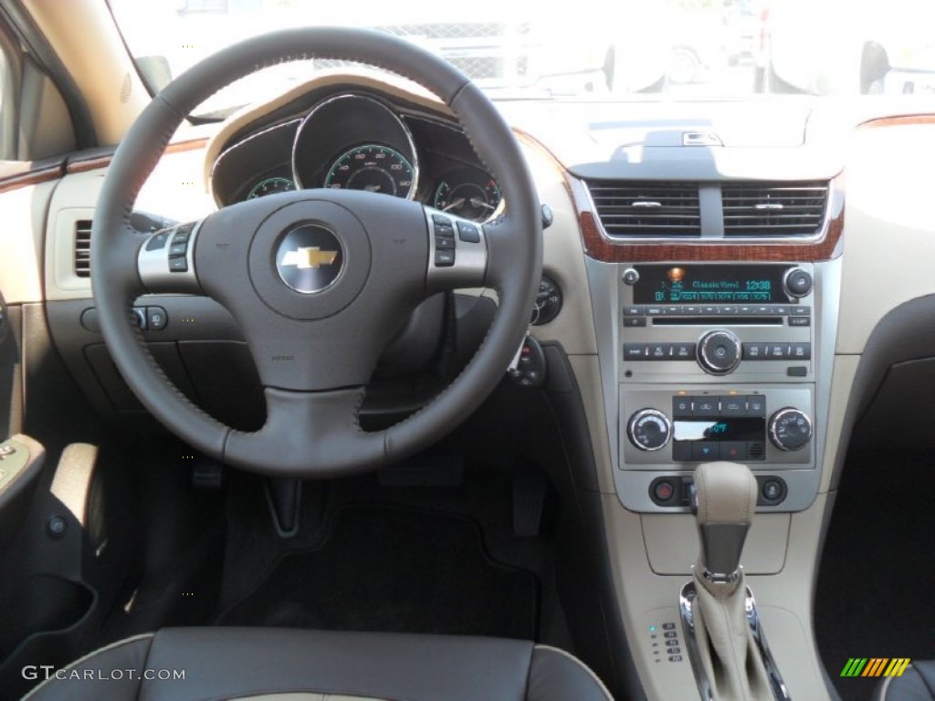 2012 Chevrolet Malibu LTZ Cocoa/Cashmere Dashboard Photo #53382926